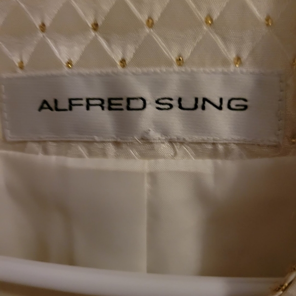 Vintage Alfred Snug Beige-gold Blazer, size Small - Picture 7 of 7